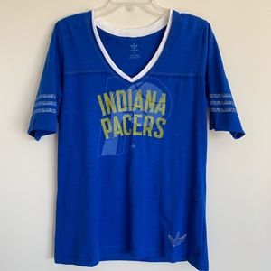 Adidas Indiana Pacers V neck shirt